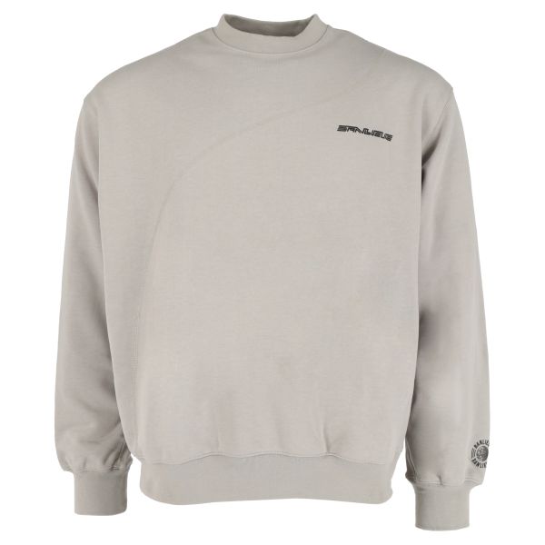 banlieue diagonal sweater grijs