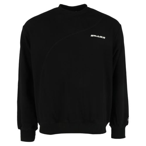 banlieue diagonal sweater zwart