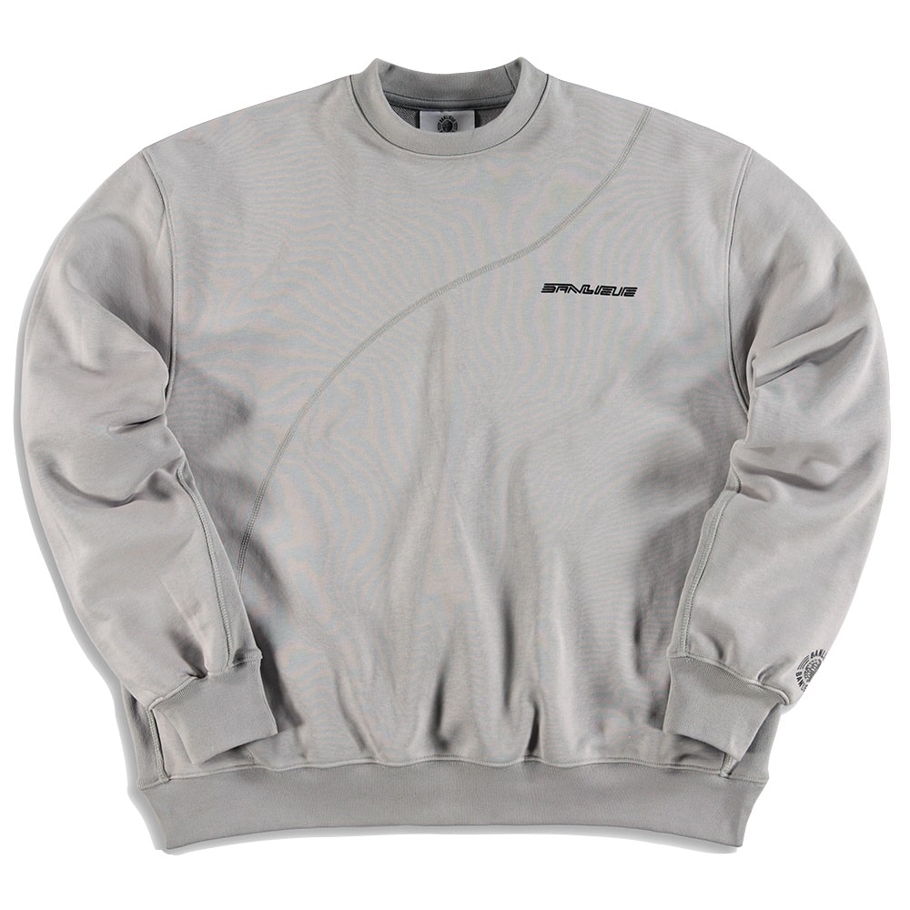 banlieue essential sweater grijs