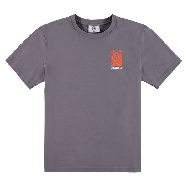 Banlieue Fingerprint T-shirt Grijs