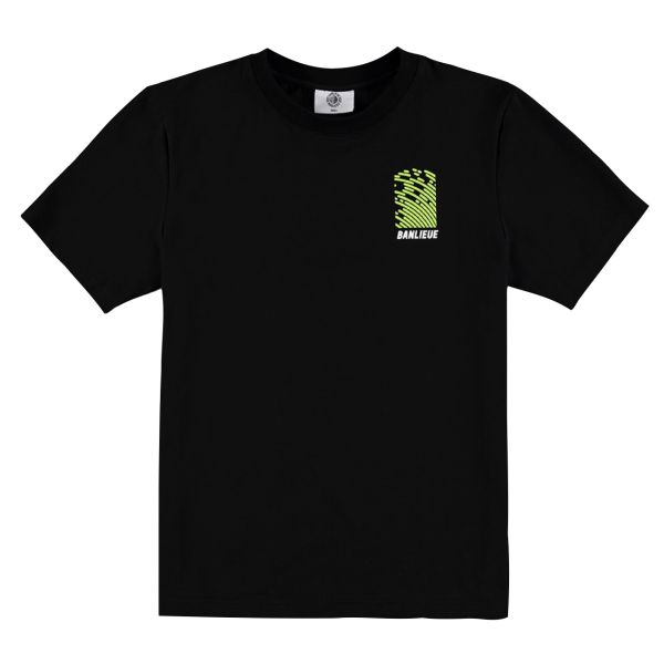 Banlieue Fingerprint T-shirt Zwart
