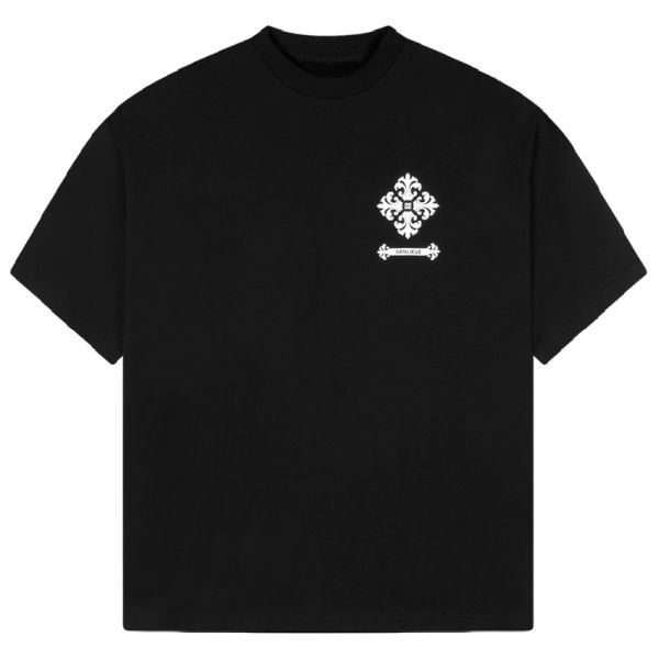 Banlieue Fleur De Lis T-shirt Zwart