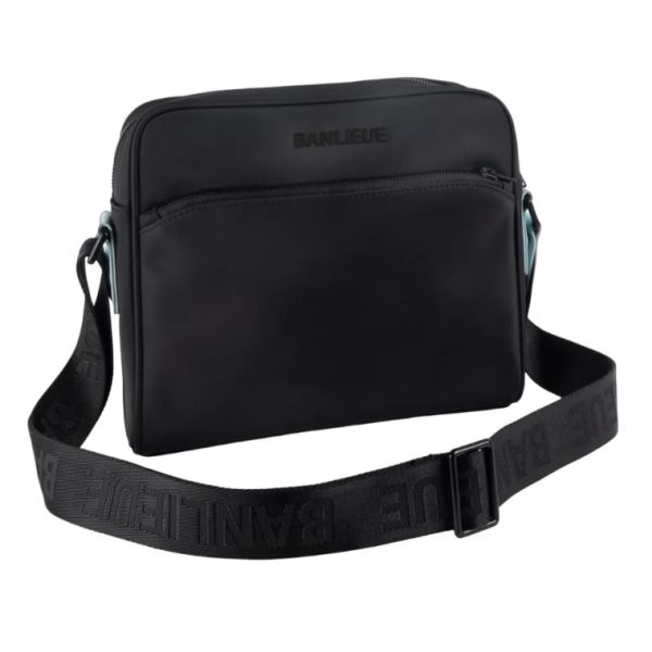 Banlieue Messenger Bag Zwart