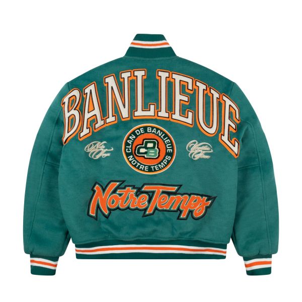 Banlieue Notre Temps Varsity Jack Donker Groen