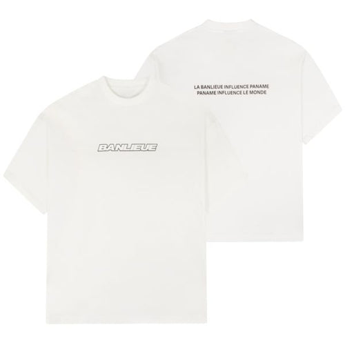 Banlieue Paname T-shirt Wit