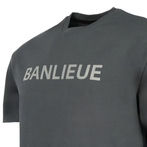 Banlieue Reflective Print T-shirt Antraciet