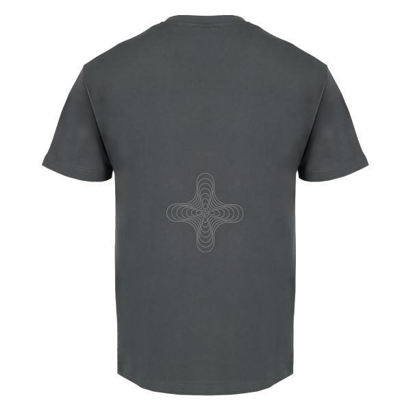 Banlieue Reflective Print T-shirt Antraciet