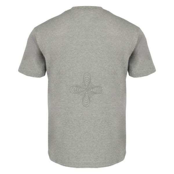 Banlieue Reflective Print T-shirt Grijs