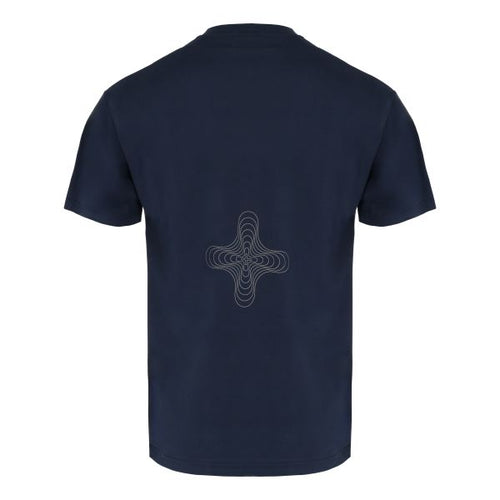 Banlieue Reflective Print T-shirt Navy