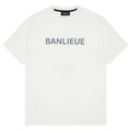 Banlieue Reflective Print T-shirt Wit