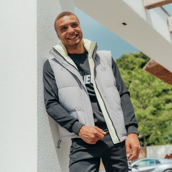 banlieue reversible bodywarmer licht groen 5