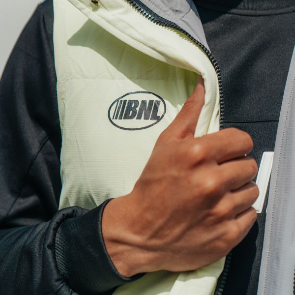 banlieue reversible bodywarmer licht groen