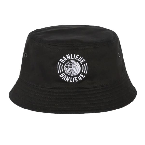 Banlieue Reversible Bucket Hat Zwart