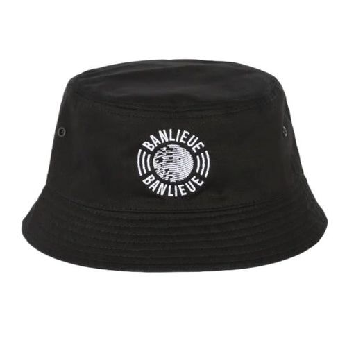 Banlieue Reversible Bucket Hat Zwart