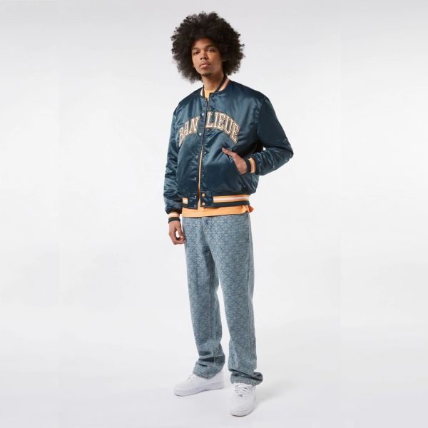 Banlieue Satin Jack Donker Groen
