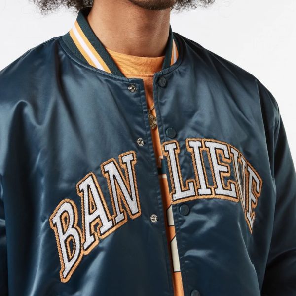 Banlieue Satin Jack Donker Groen