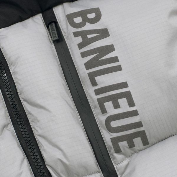 Banlieue Script Bodywarmer Grijs