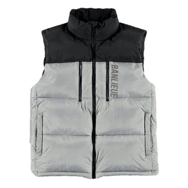Banlieue Script Bodywarmer Grijs