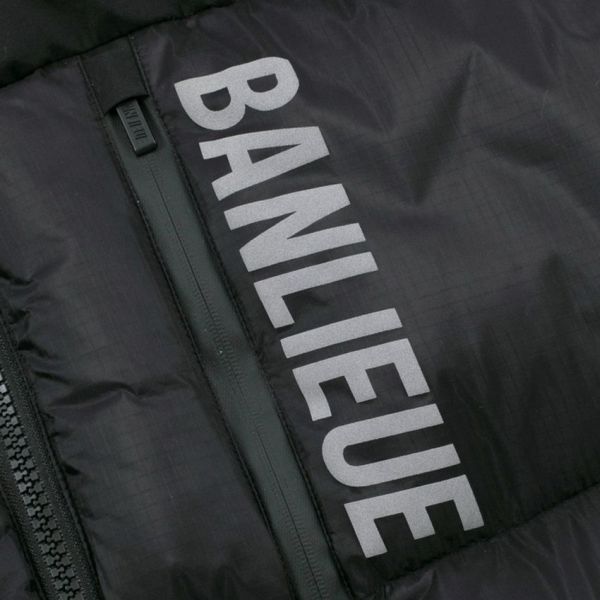 Banlieue Script Bodywarmer Zwart
