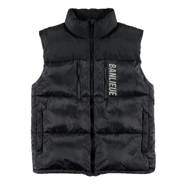 Banlieue Script Bodywarmer Zwart