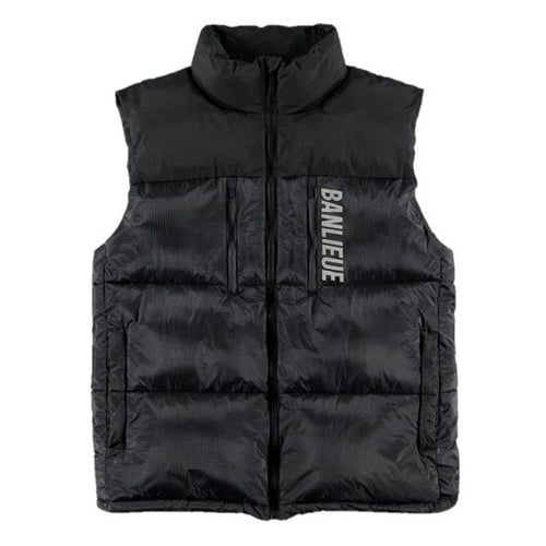 Banlieue Script Bodywarmer Zwart