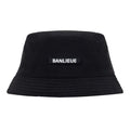 Banlieue Script Bucket Hat Zwart