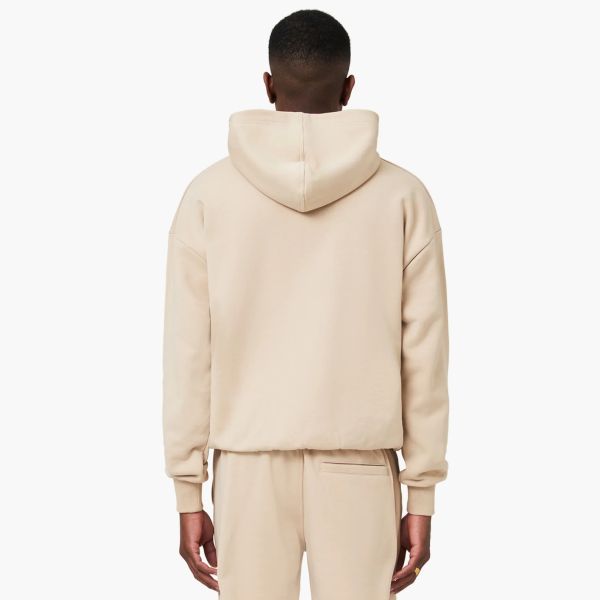 Banlieue Script Hoodie Beige