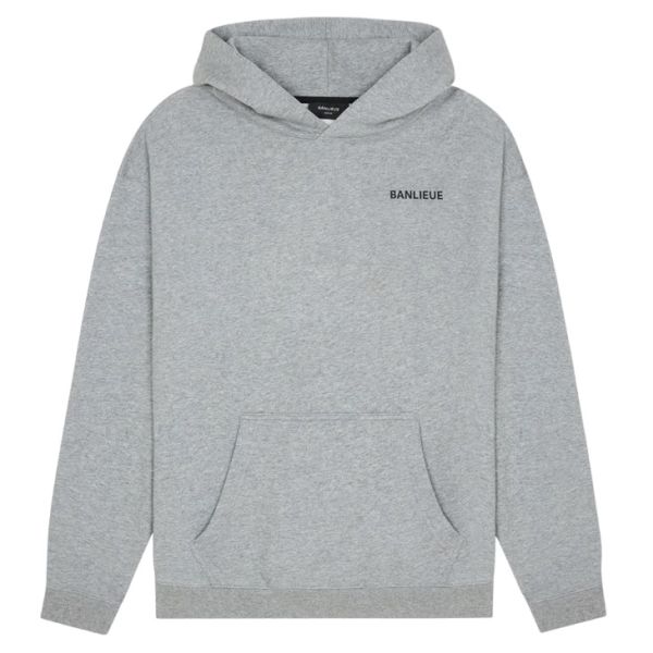 Banlieue Script Hoodie Grijs