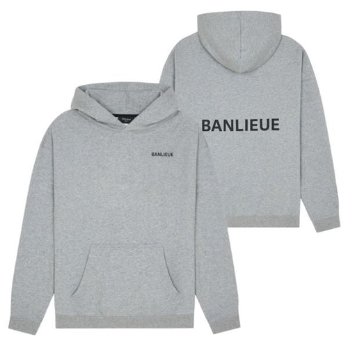 Banlieue Script Hoodie Grijs