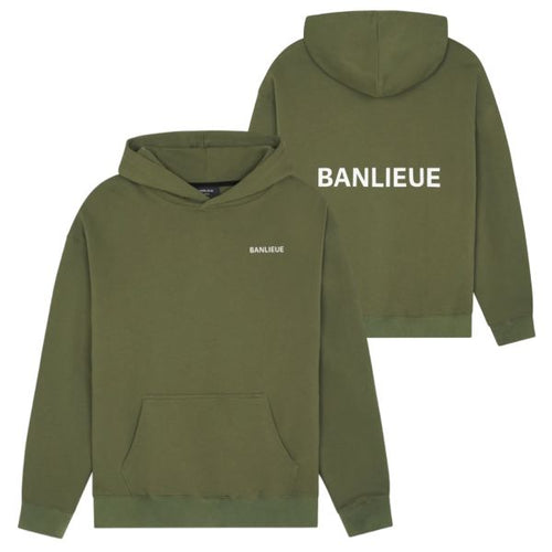 Banlieue Script Hoodie Groen