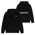 Banlieue Script Hoodie Zwart