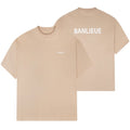 Banlieue Script T-shirt Beige