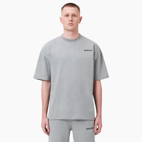 Banlieue Script T-shirt Grijs