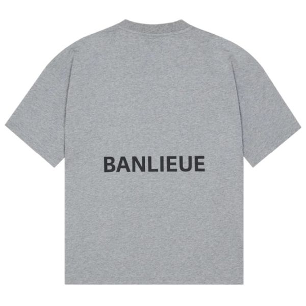 Banlieue Script T-shirt Grijs