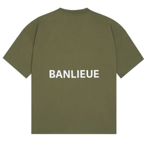 Banlieue Script T-shirt Groen