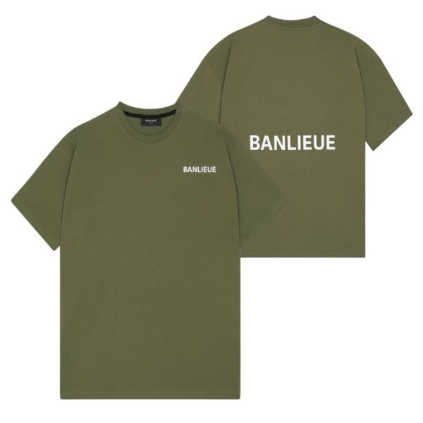 Banlieue Script T-shirt Groen