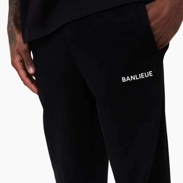 Banlieue Script Trainingsbroek Zwart