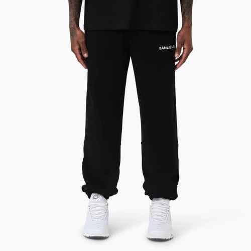 Banlieue Script Trainingsbroek Zwart