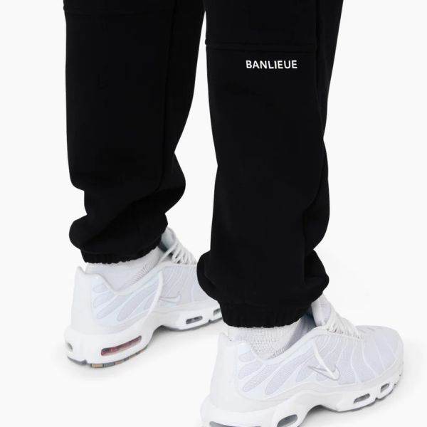 Banlieue Script Trainingsbroek Zwart