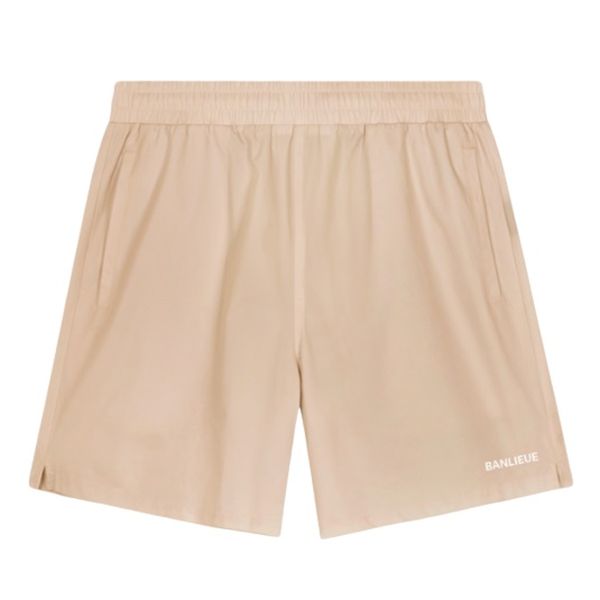 Banlieue Script Zwembroek Beige