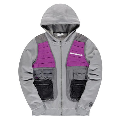 Banlieue Tactical Vest Grijs/Paars