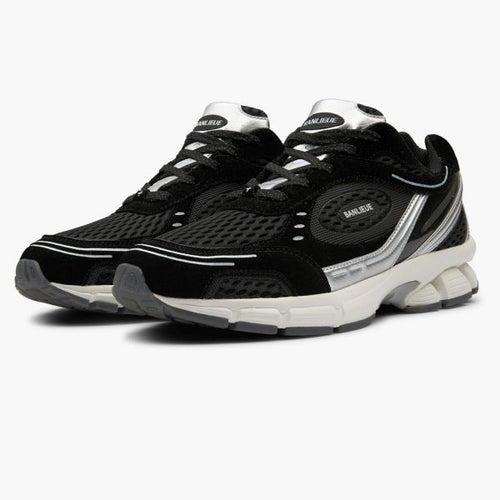 Banlieue The Runner + Suede Sneaker Zwart