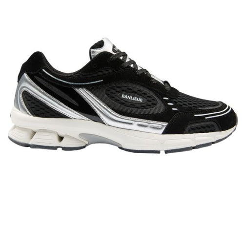 Banlieue The Runner + Suede Sneaker Zwart