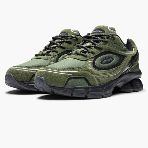 Banlieue The Runner + Winterised Sneaker Donker Groen