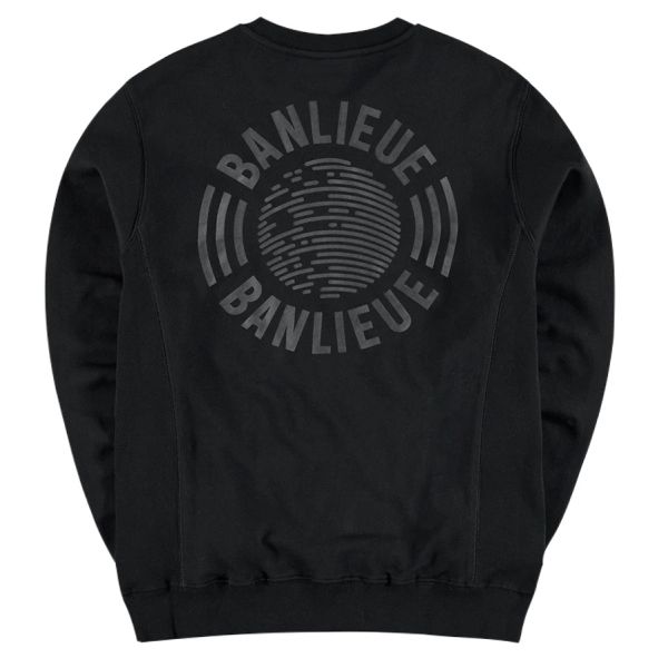 Banlieue Tonal Sweater Zwart
