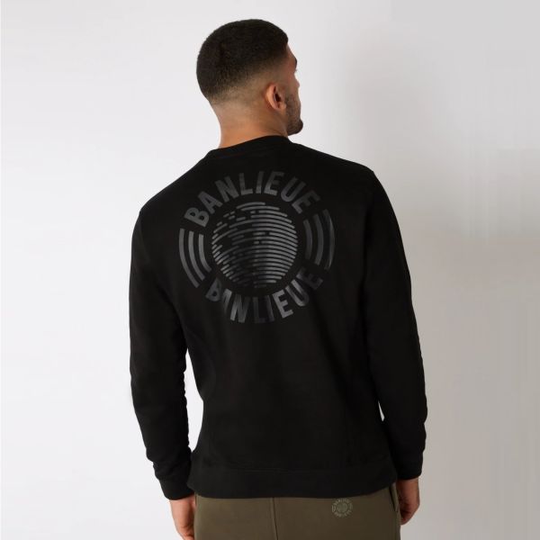 Banlieue Tonal Sweater Zwart