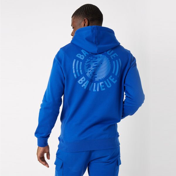 Banlieue Tonal Hoodie Blauw
