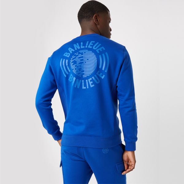 Banlieue Tonal Sweater Blauw