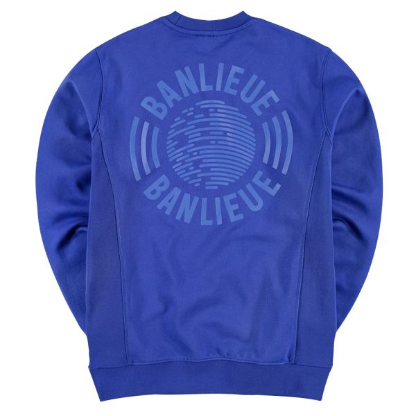 Banlieue Tonal Sweater Blauw