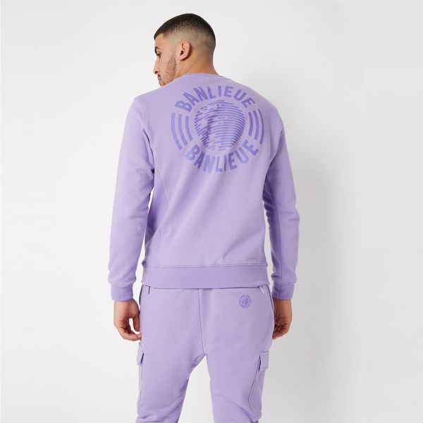 Banlieue Tonal Sweater Paars